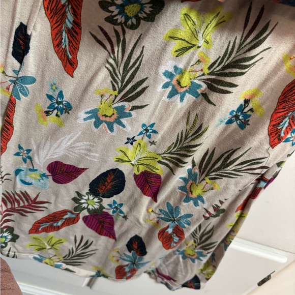 Very Worn and Loved Floral No-Shoulder Women's House Dress - Picture 5 of 8